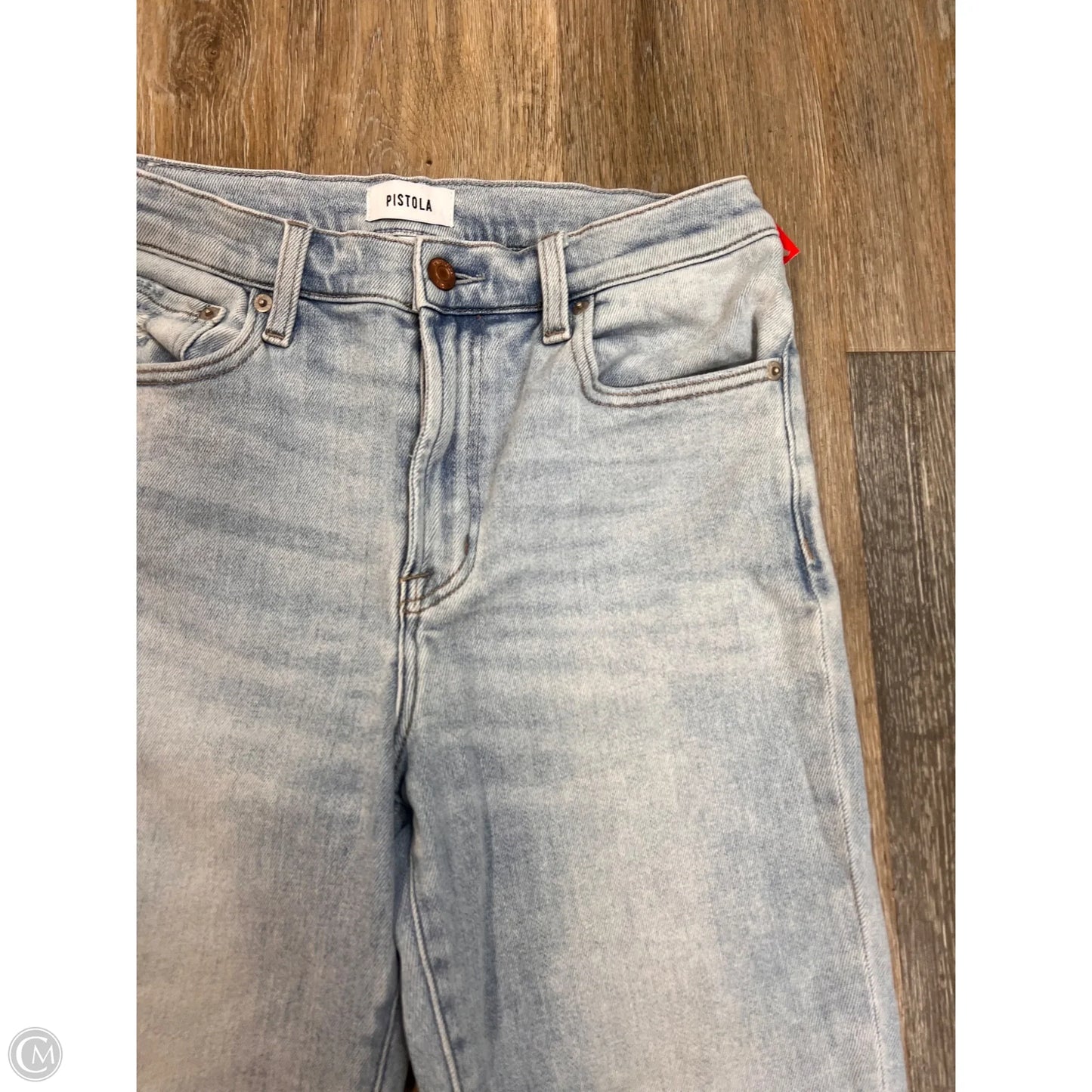 -Jeans Straight By Pistola In Blue Denim, Size: 10/30