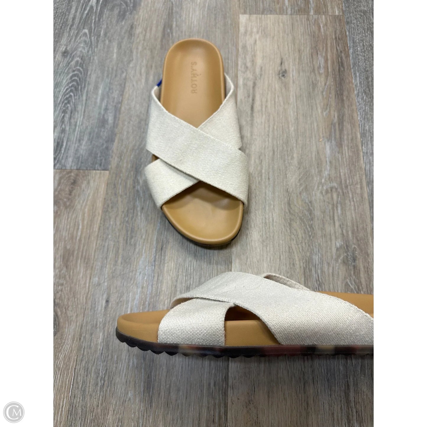 Sandals Flats By Rothys In Cream, Size: 9