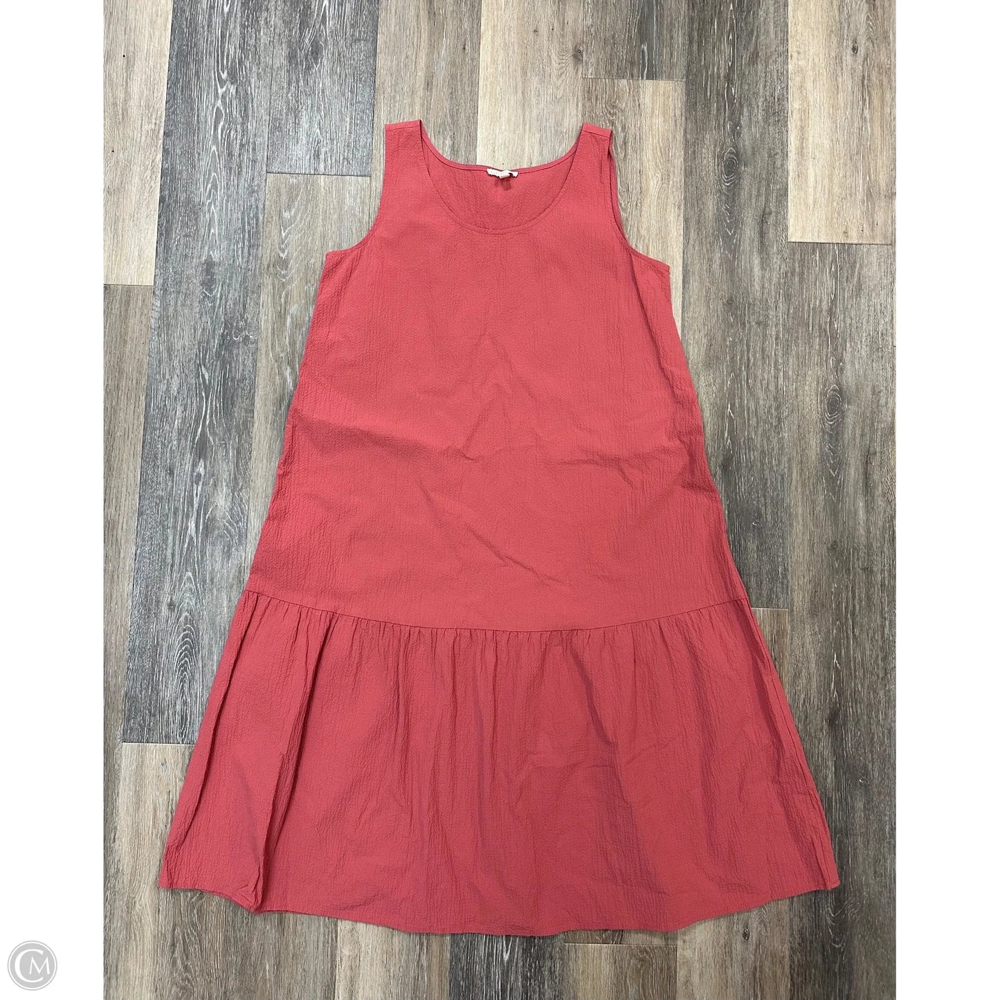 Dress Casual Maxi By Eileen Fisher In Coral, Size: M