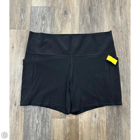 Athletic Shorts By Athleta In Black, Size: 3x