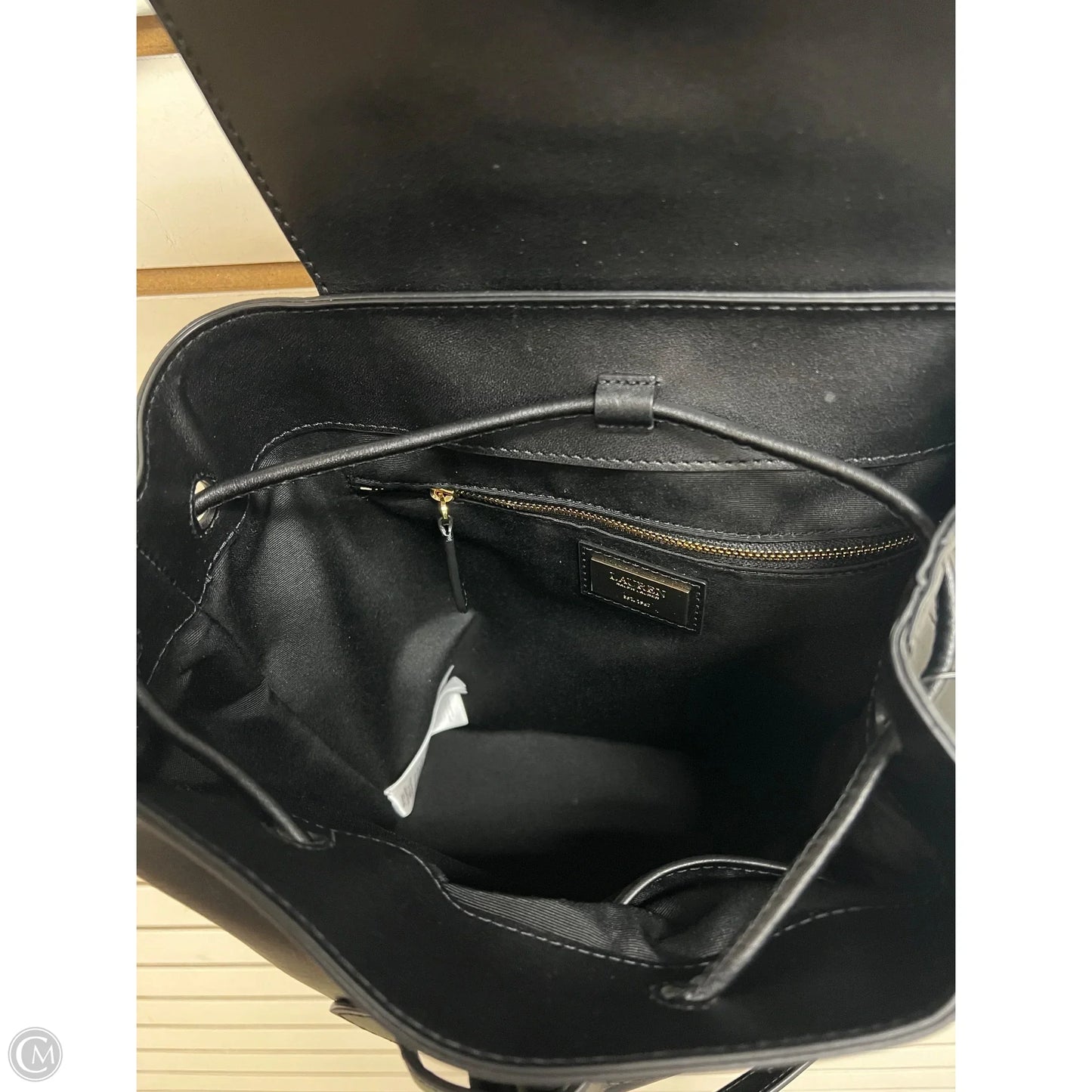 Backpack Leather By Ralph Lauren, Size: Medium