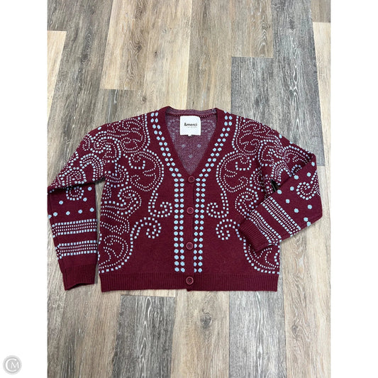 Sweater By &merci In Maroon, Size: S