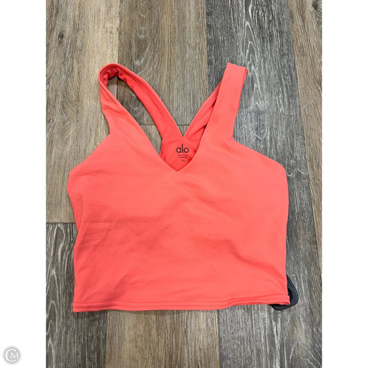 Athletic Tank Top By Alo In Coral, Size: Xs