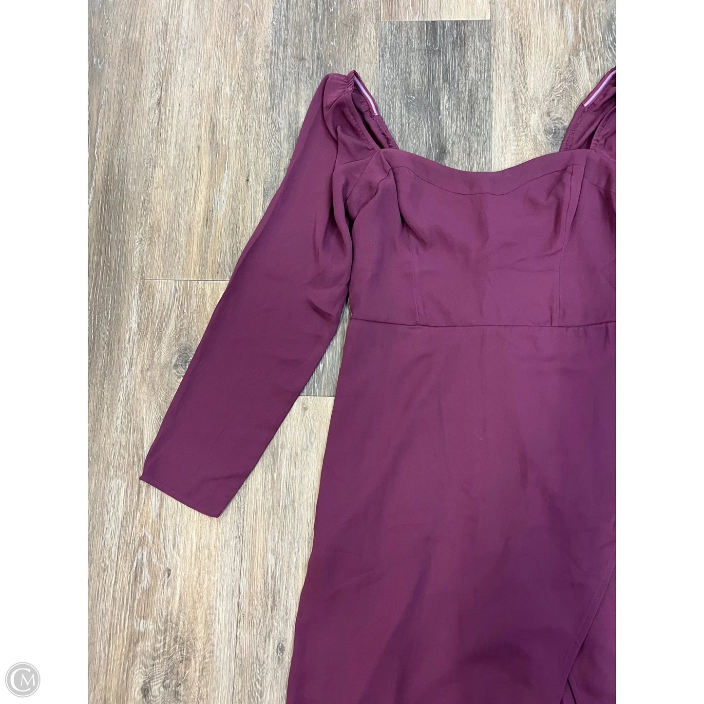 -Dress Party Long By Abercrombie And Fitch In Purple, Size: M