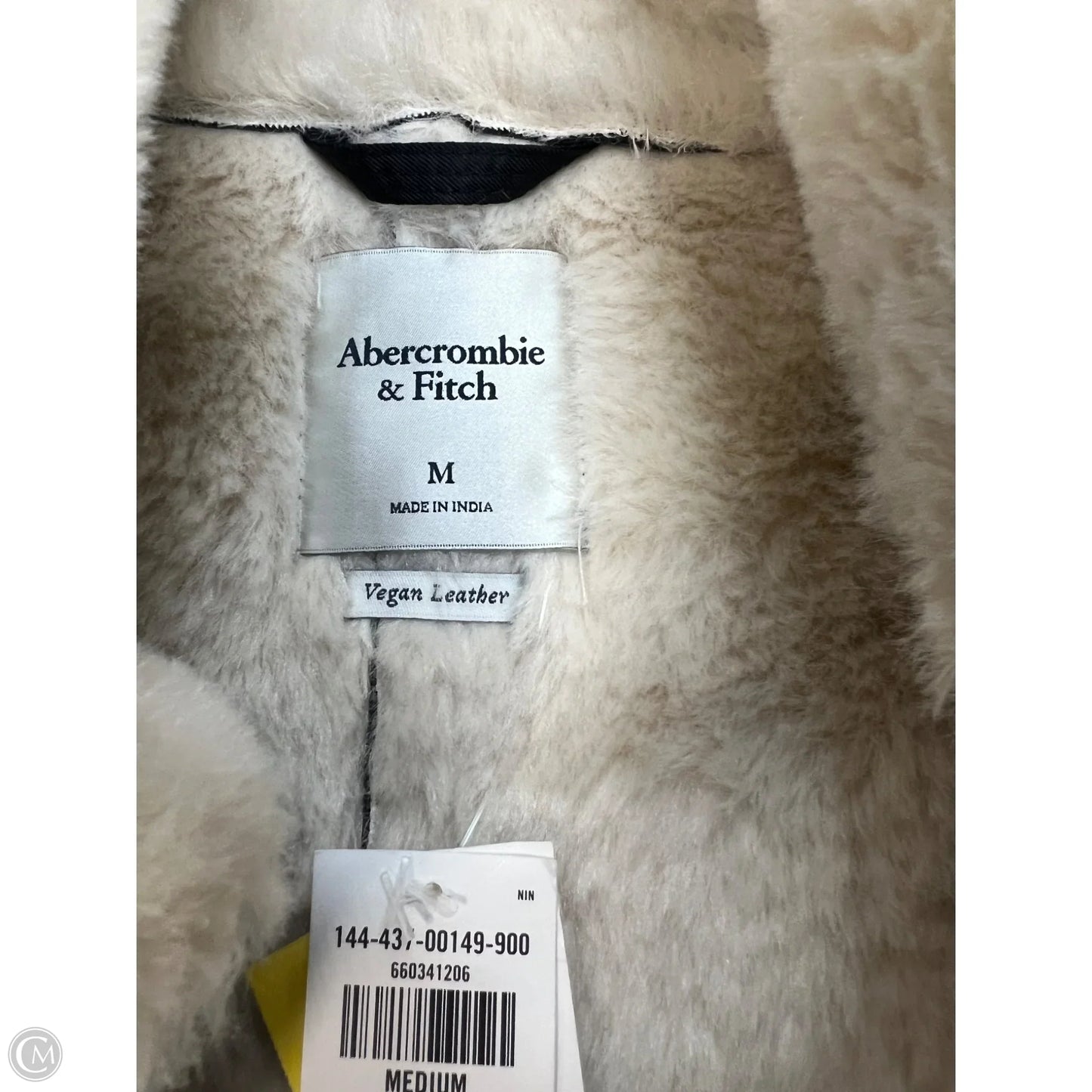 Jacket Leather By Abercrombie And Fitch In Black, Size: M