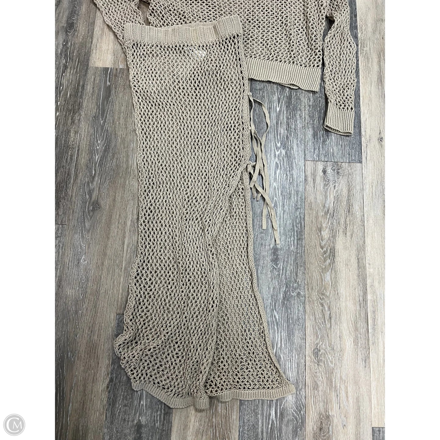 -Coverup Set 2pc By Beach Riot In Brown, Size: M