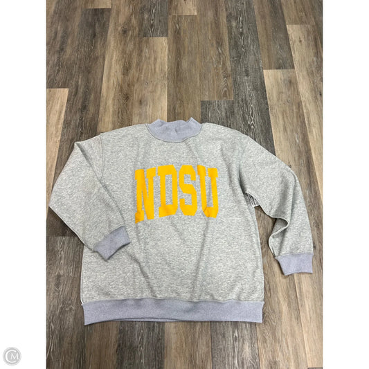 Sweatshirt Crewneck By Clothes Mentor In Grey, Size: 3x