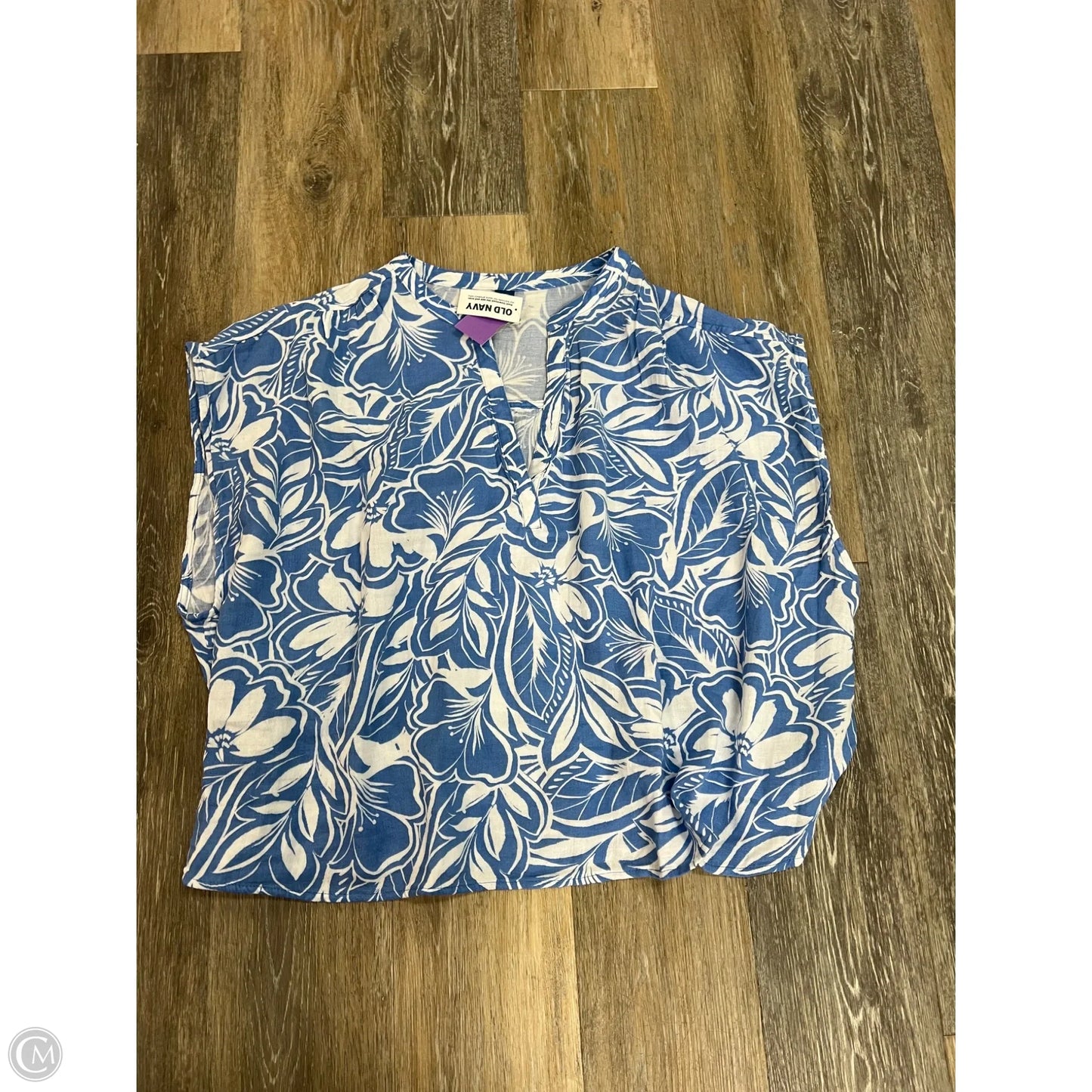 Top Short Sleeve By Old Navy In Blue, Size: 2x