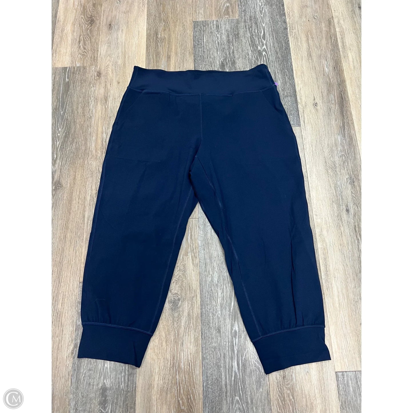 Athletic Capris By Lululemon In Navy, Size: 14