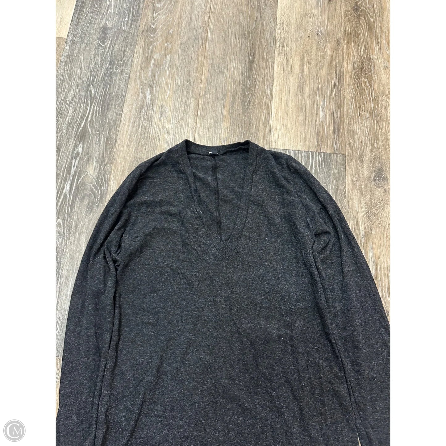 Top Long Sleeve By Monrow In Black, Size: S