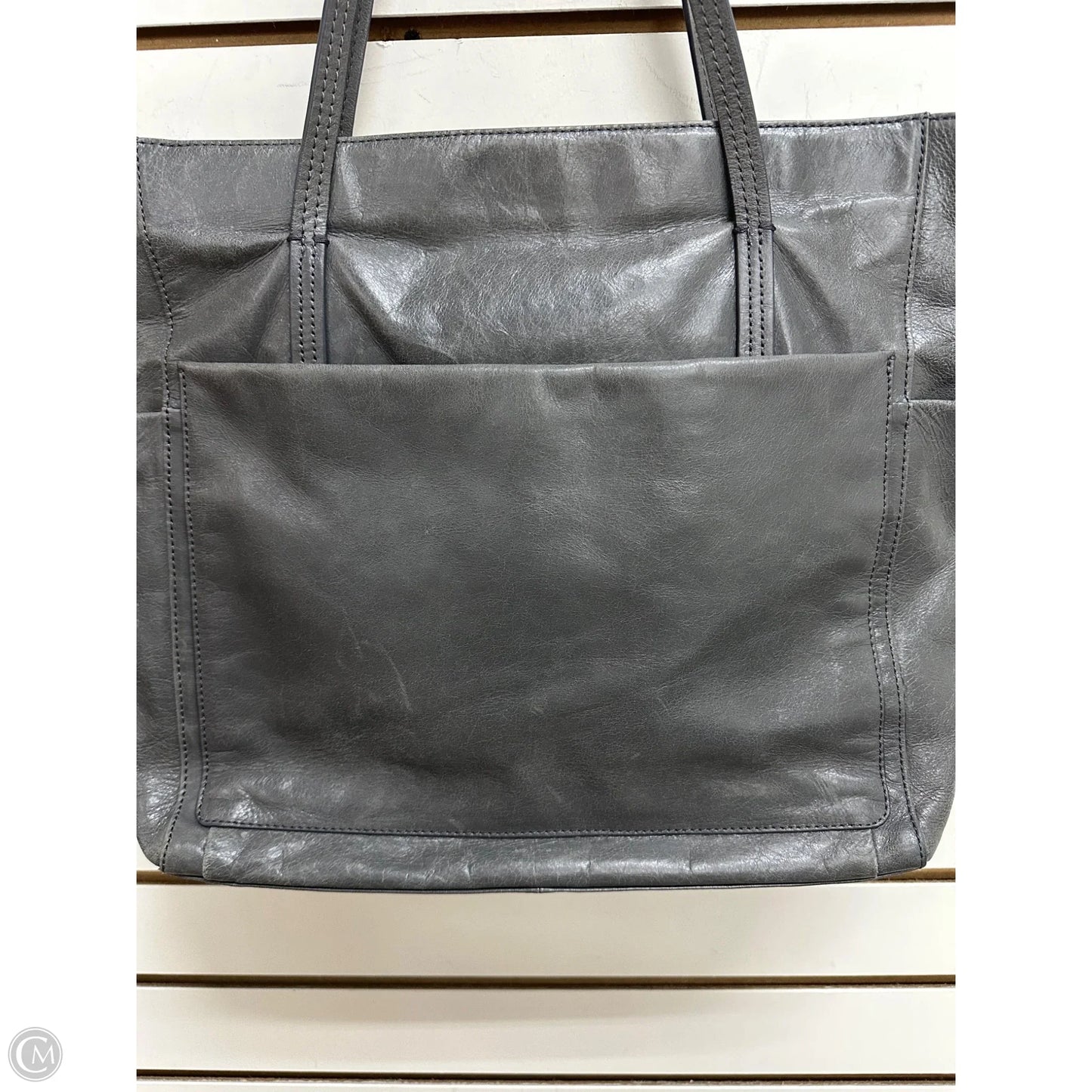 Handbag Leather By Hobo Intl, Size: Large