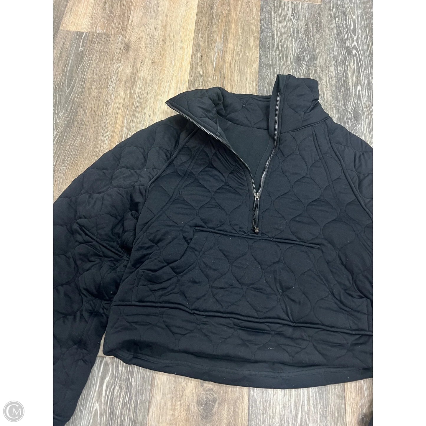 Athletic Sweatshirt Crewneck By Lululemon In Black, Size: XS/S