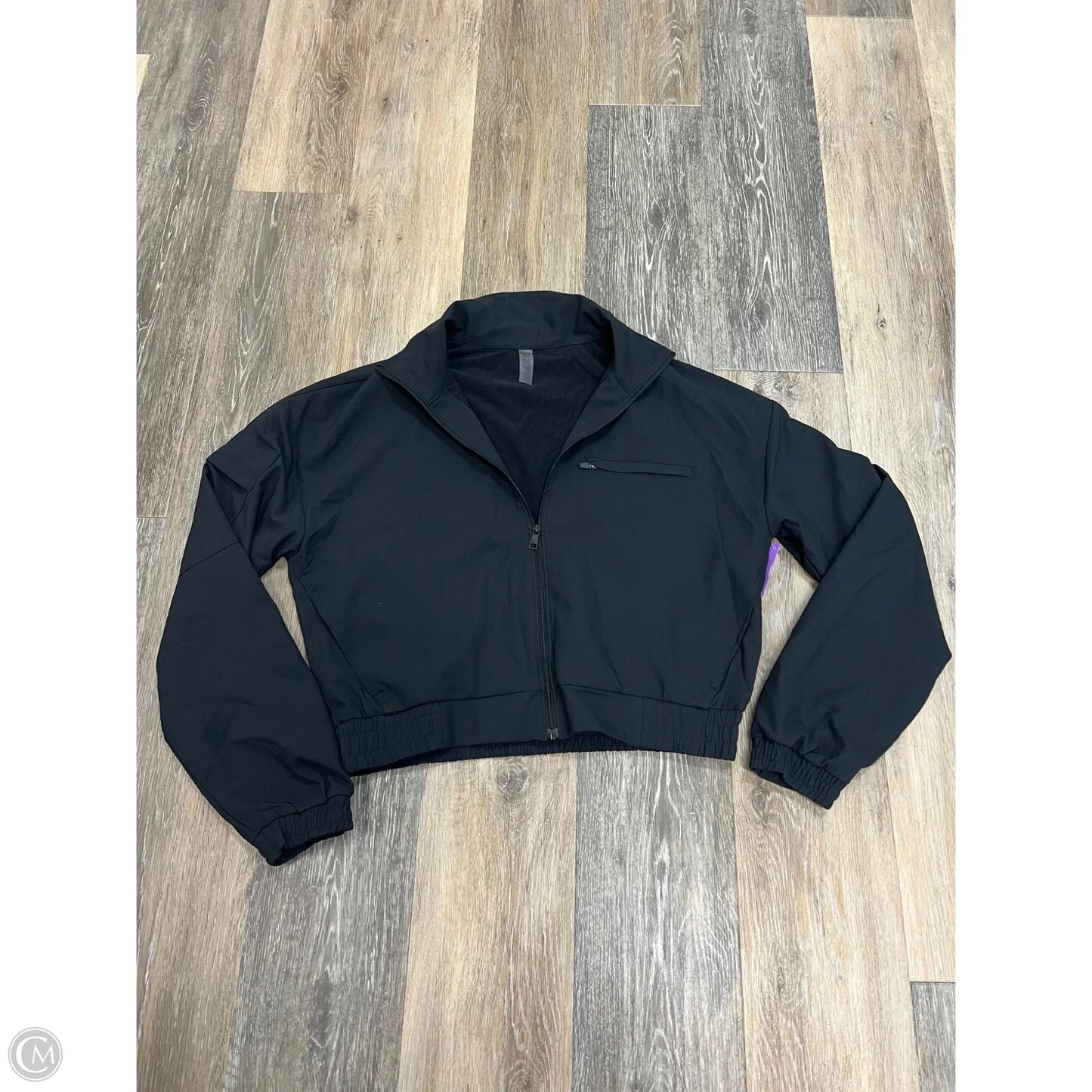 Athletic Jacket By Beyond Yoga In Black, Size: S