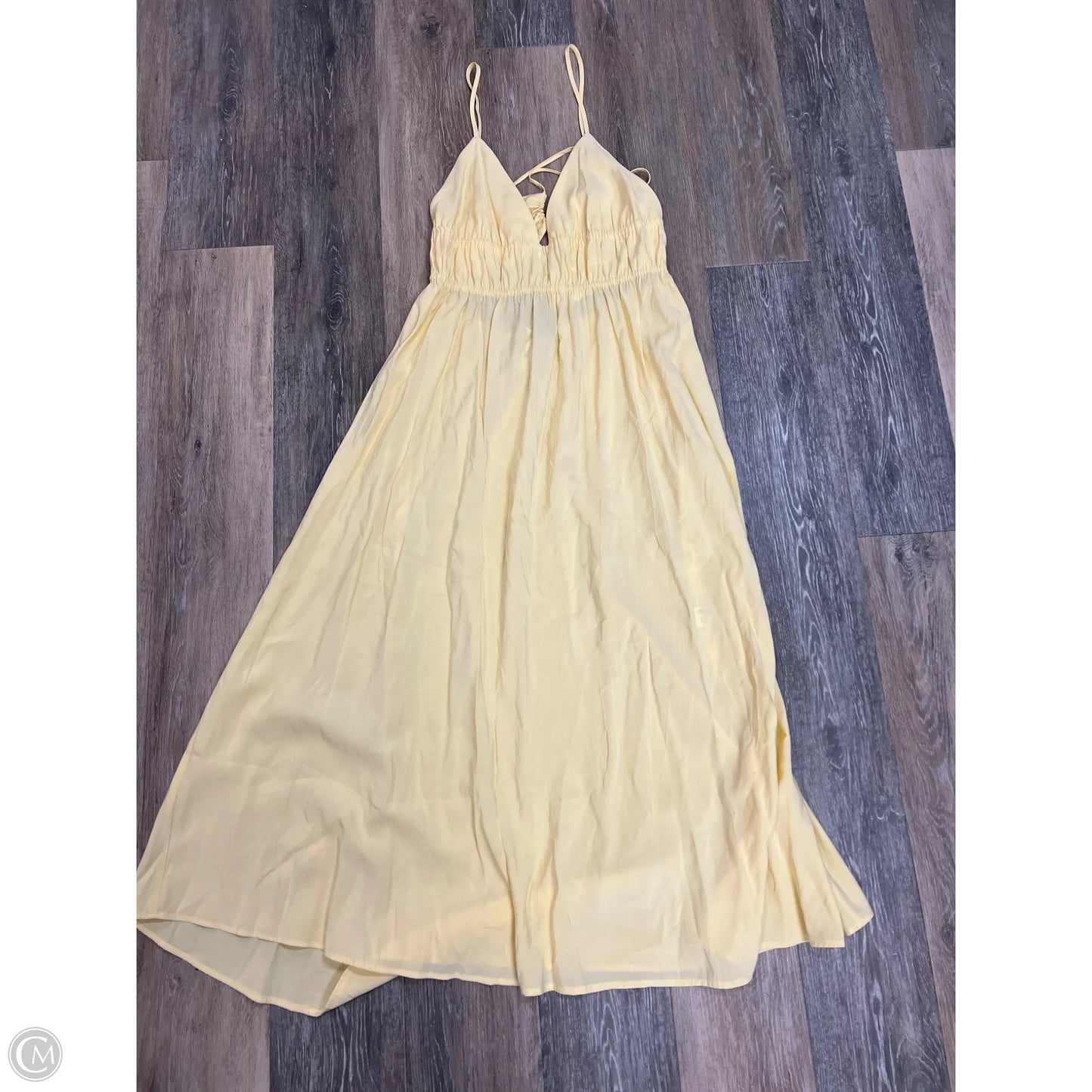 Dress Casual Maxi By Zara In Yellow, Size: M