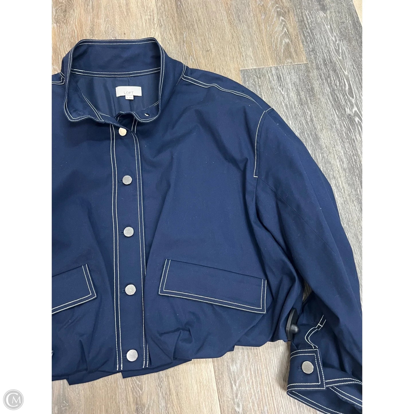 Jacket Other By Loft In Navy, Size: Xl