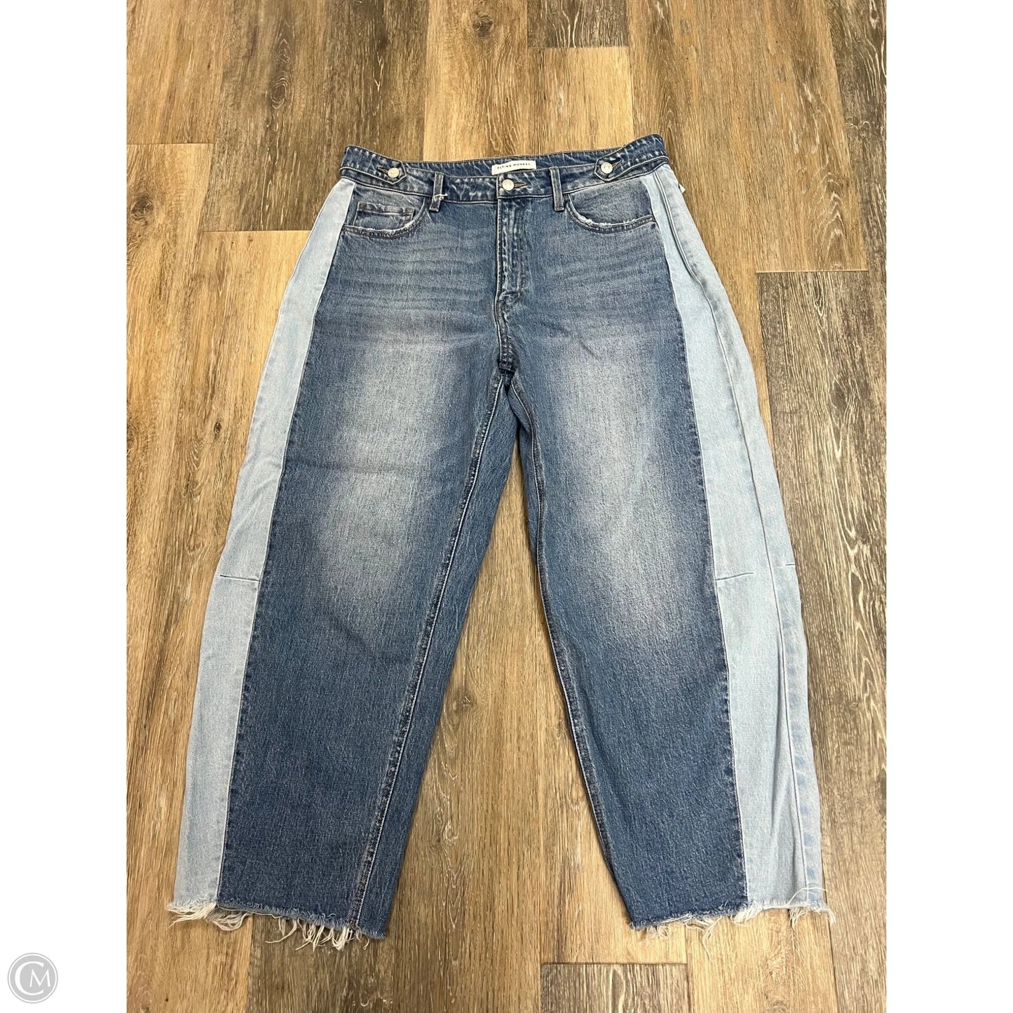 Jeans Wide Leg By Flying Monkey In Blue Denim, Size: 14
