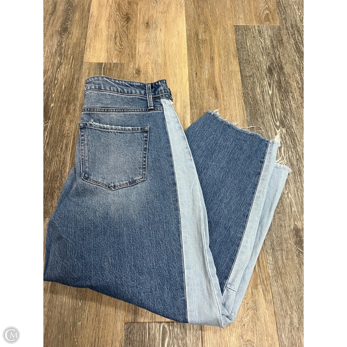 Jeans Wide Leg By Flying Monkey In Blue Denim, Size: 14