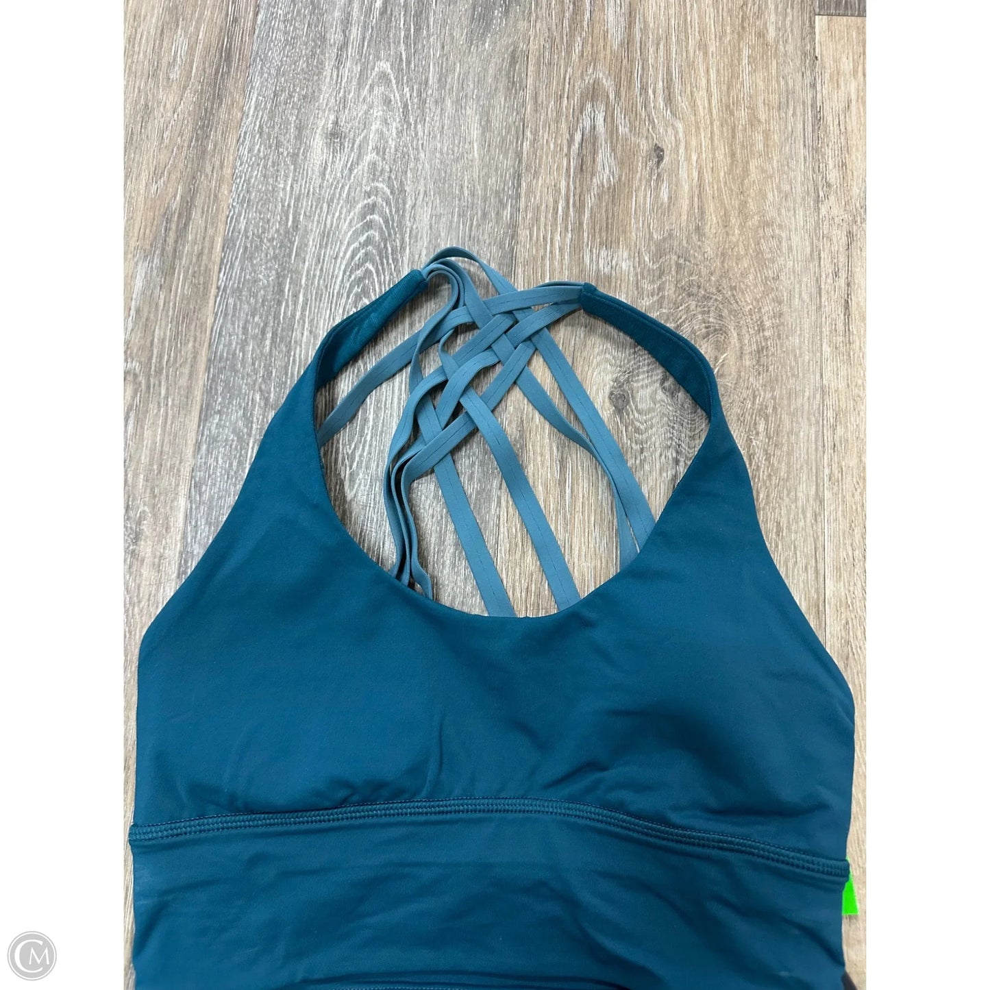Athletic Bra By Lululemon In Teal, Size: 4
