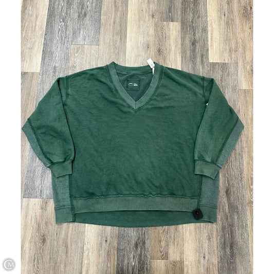 Sweatshirt Crewneck By Aerie In Green, Size: Xxl