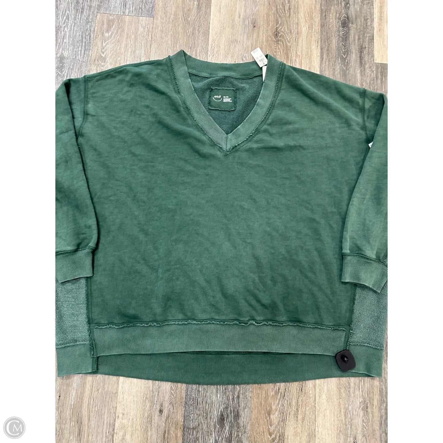 Sweatshirt Crewneck By Aerie In Green, Size: Xxl