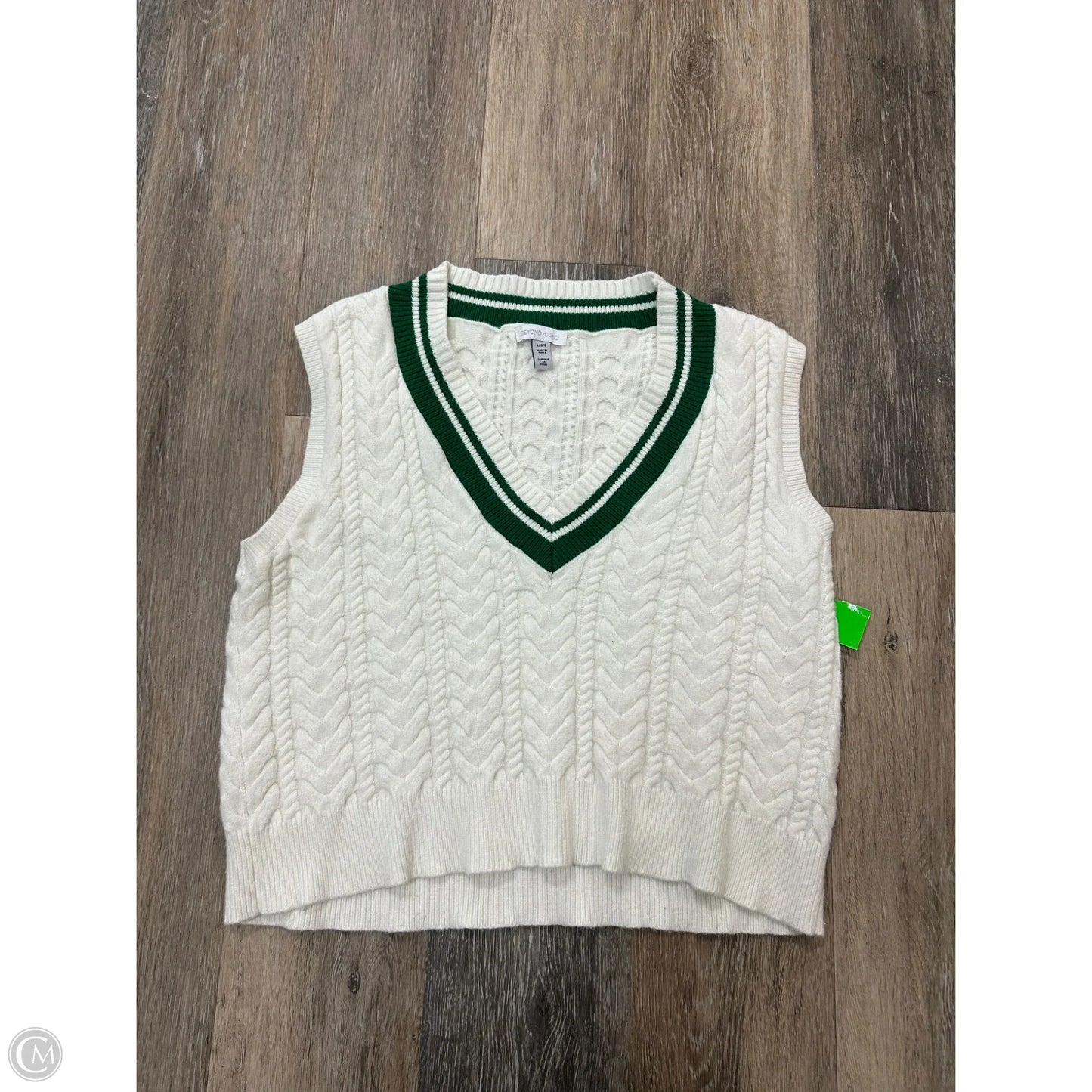 Vest Sweater By Beyond Yoga In White, Size: L