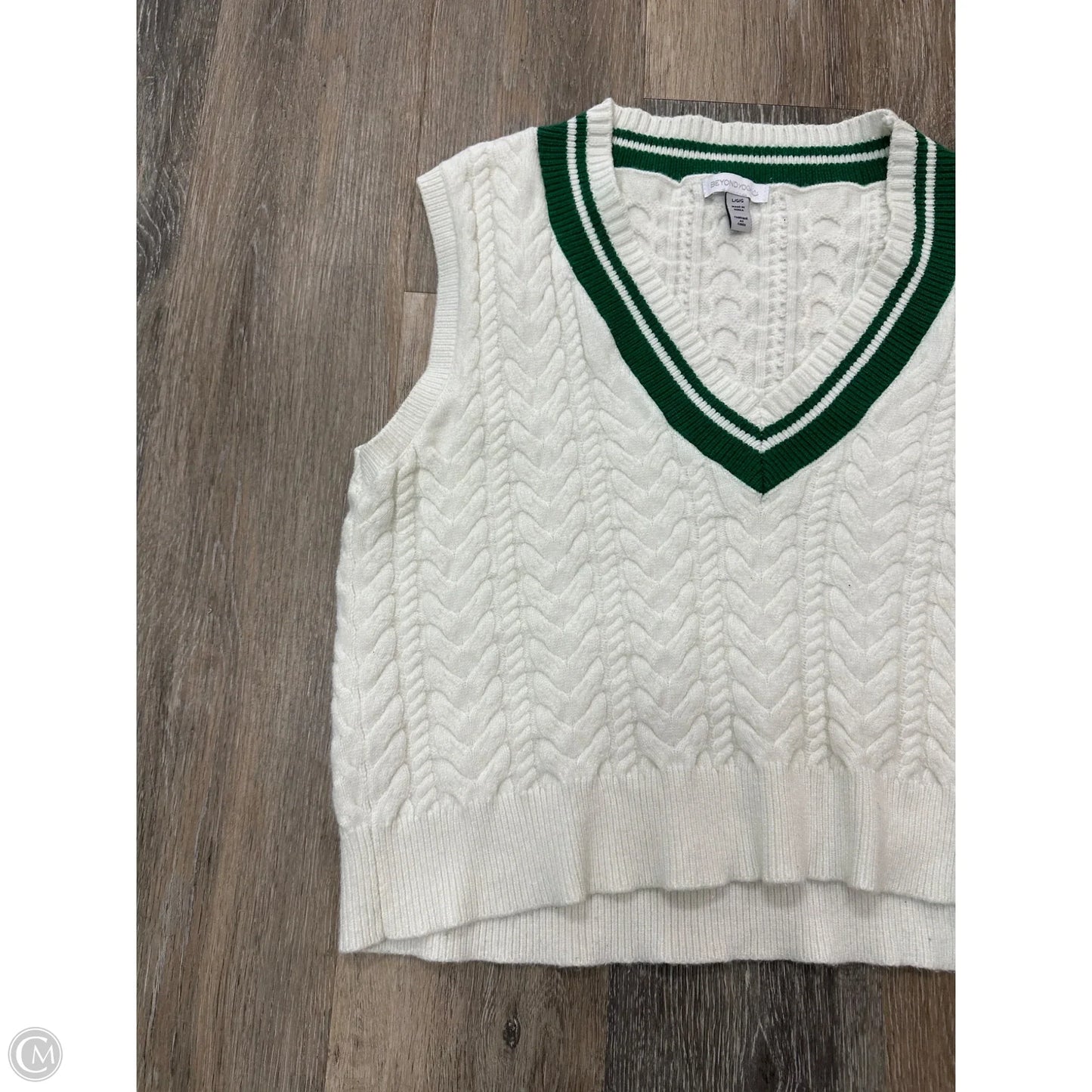 Vest Sweater By Beyond Yoga In White, Size: L