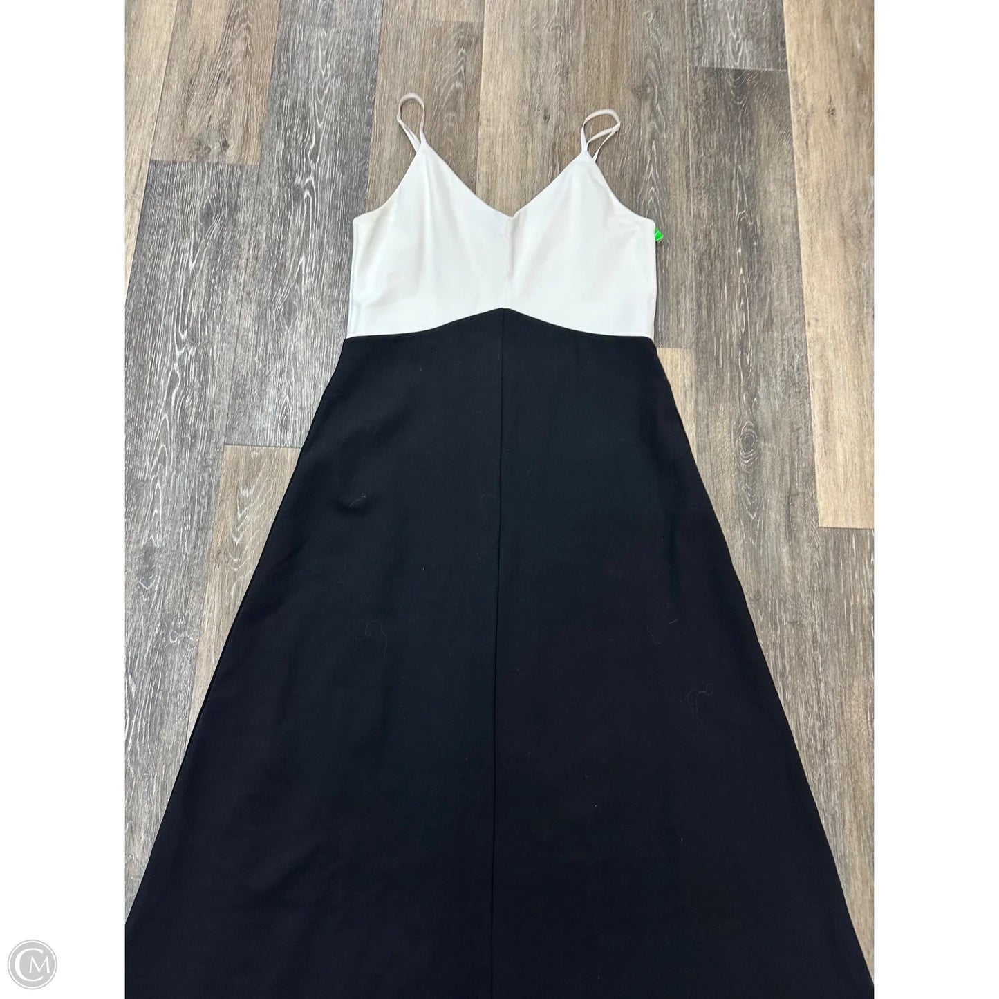Dress Casual Maxi By Pomander Place In Black & White, Size: L
