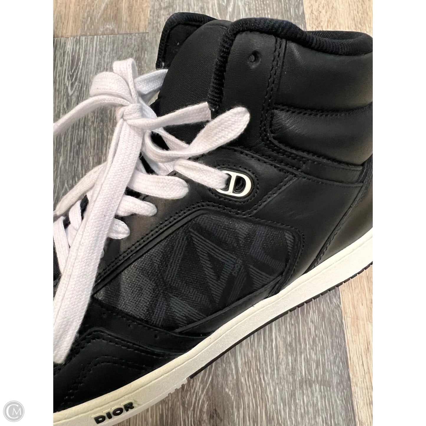 Shoes Luxury Designer By Dior In Black & White, Size: 12 (men’s 10)