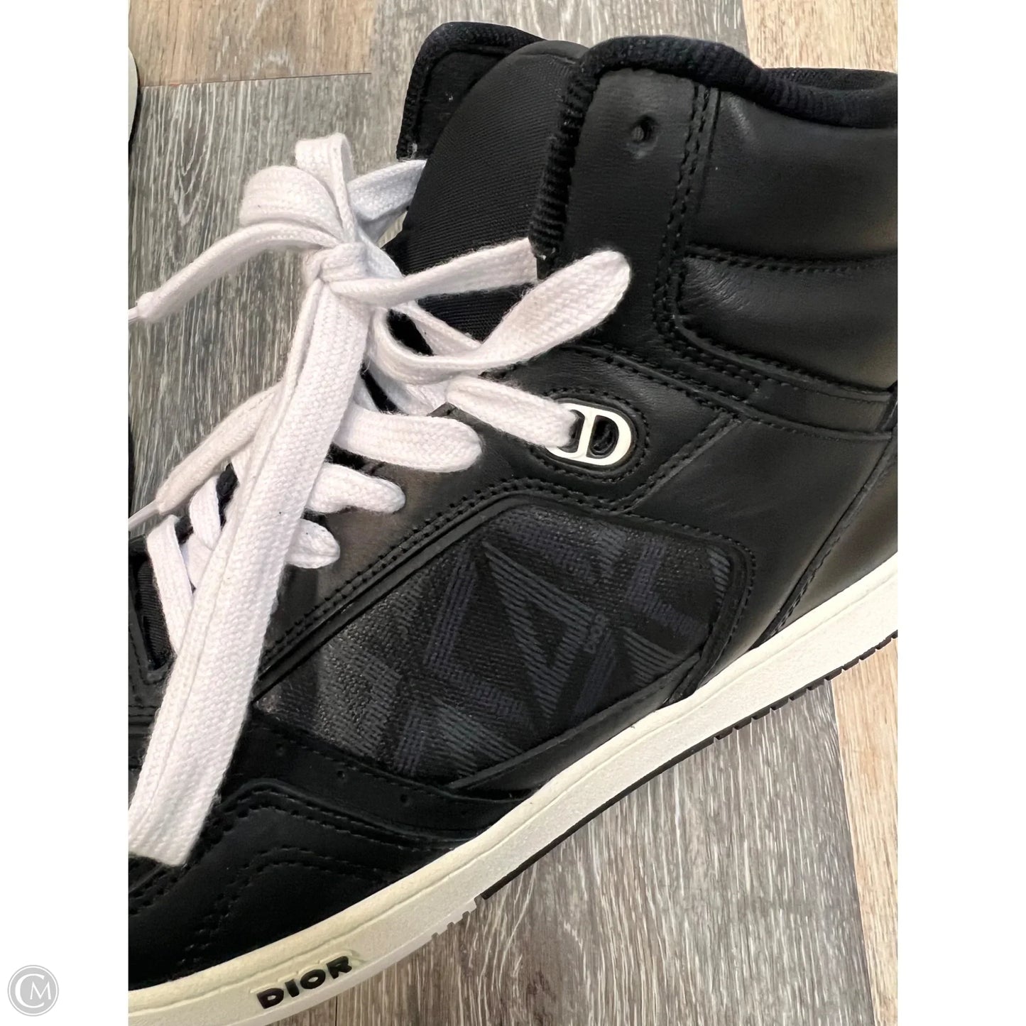 Shoes Luxury Designer By Dior In Black & White, Size: 12 (men’s 10)