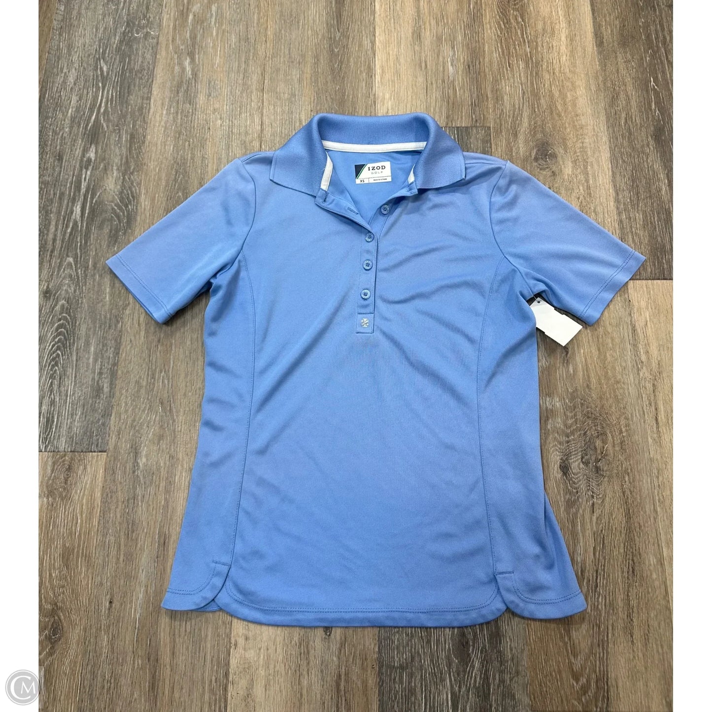Athletic Top Short Sleeve By Nike Apparel In Blue, Size: M