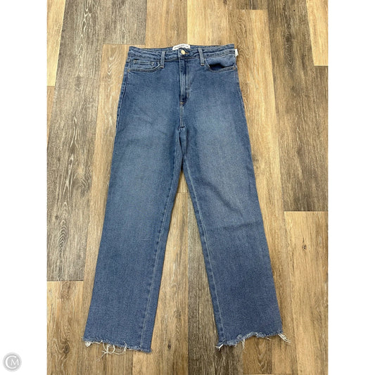 Jeans Straight By Just Black In Blue Denim, Size: 12