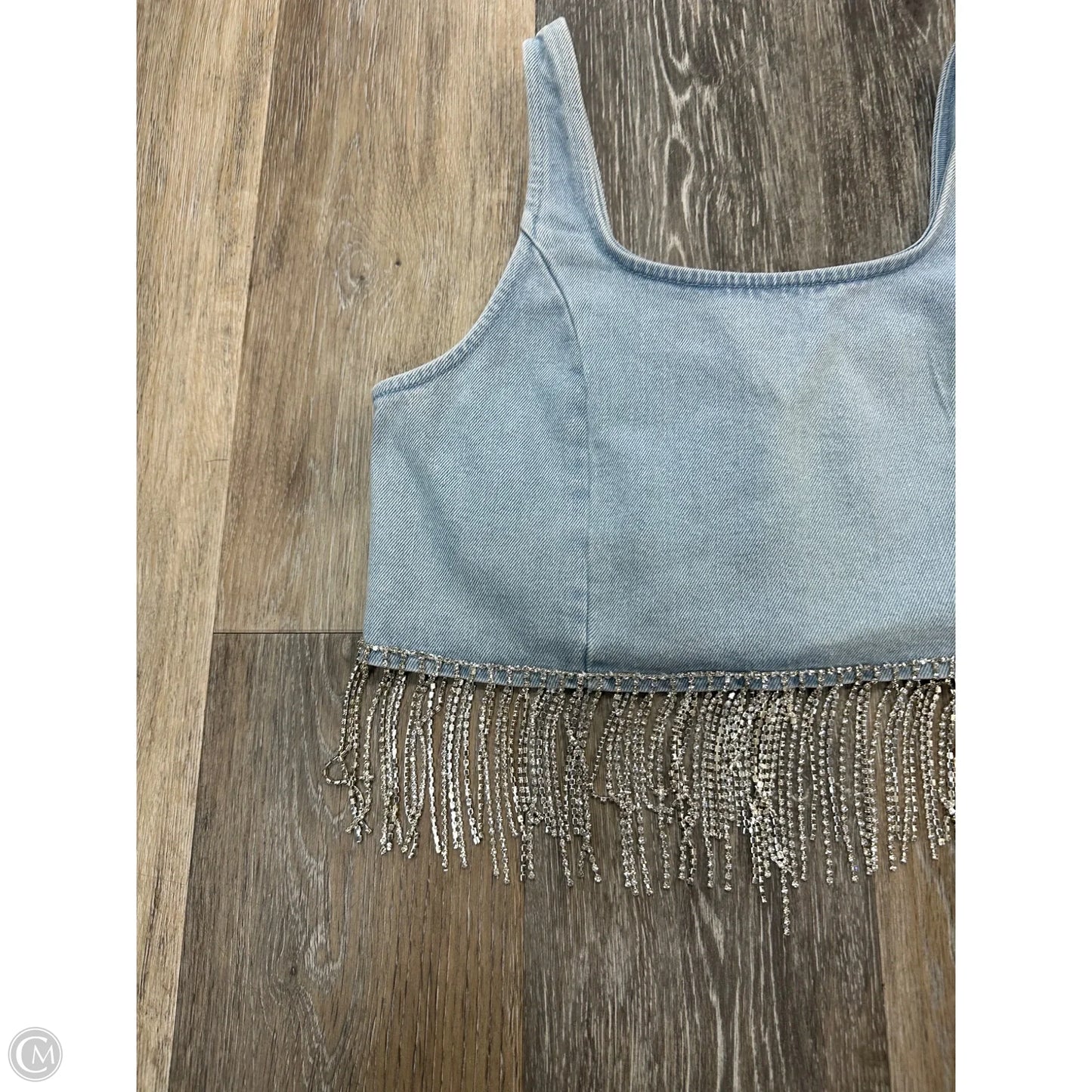 Tank Top By Blue B In Blue Denim, Size: S