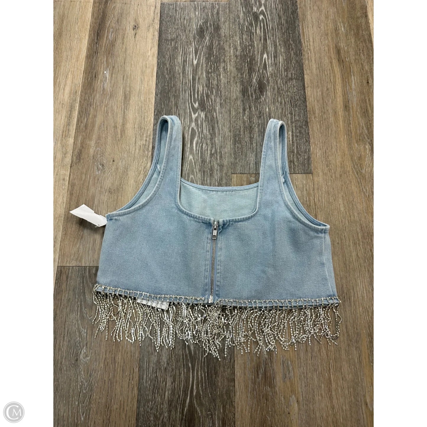 Tank Top By Blue B In Blue Denim, Size: S