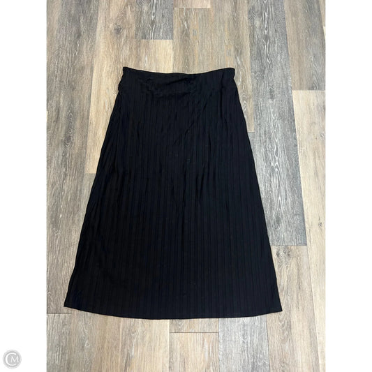 Skirt Maxi By Eileen Fisher In Black, Size: L