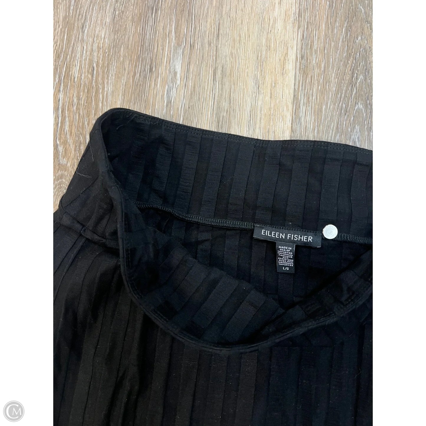 Skirt Maxi By Eileen Fisher In Black, Size: L