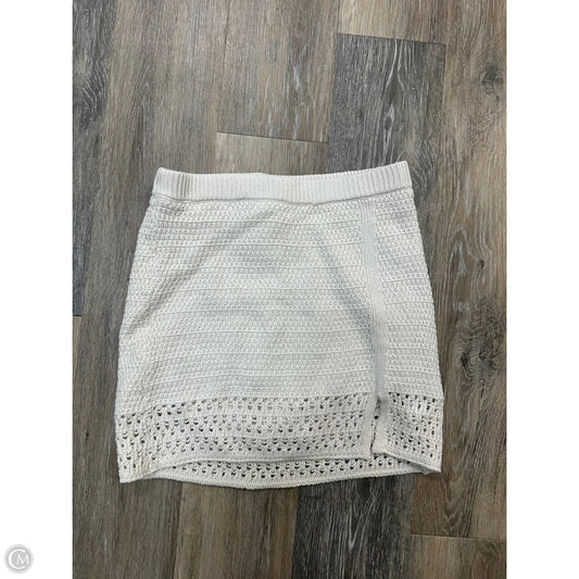 Skirt Mini & Short By American Eagle In Cream, Size: S