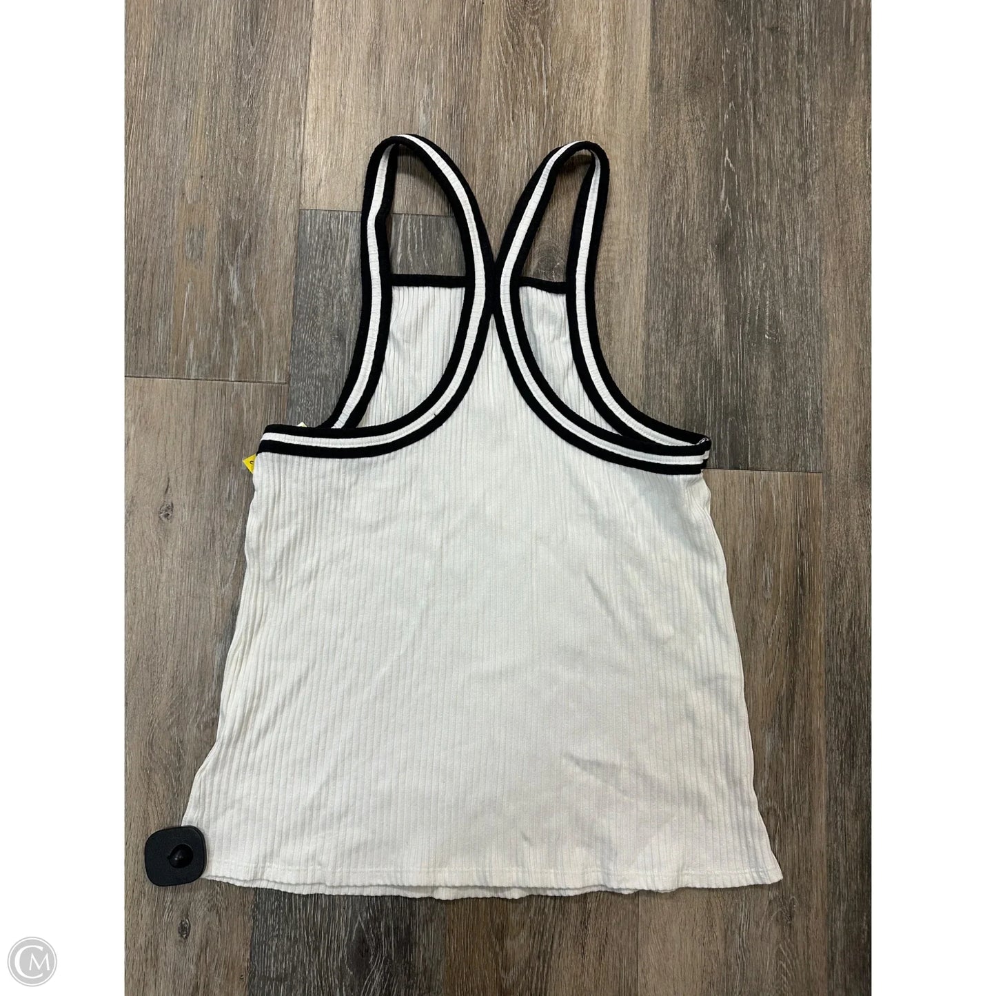 Tank Top By Anthropologie In Black & White, Size: Xl