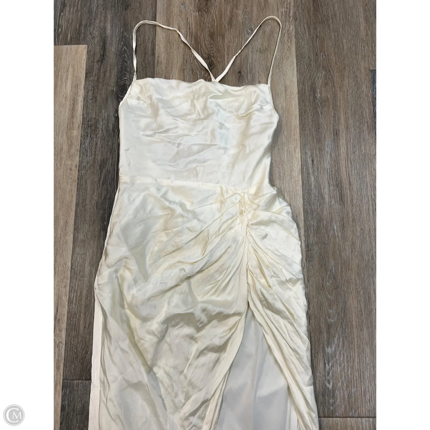 Dress Party Midi By Amanda Uprichard In Cream, Size: S