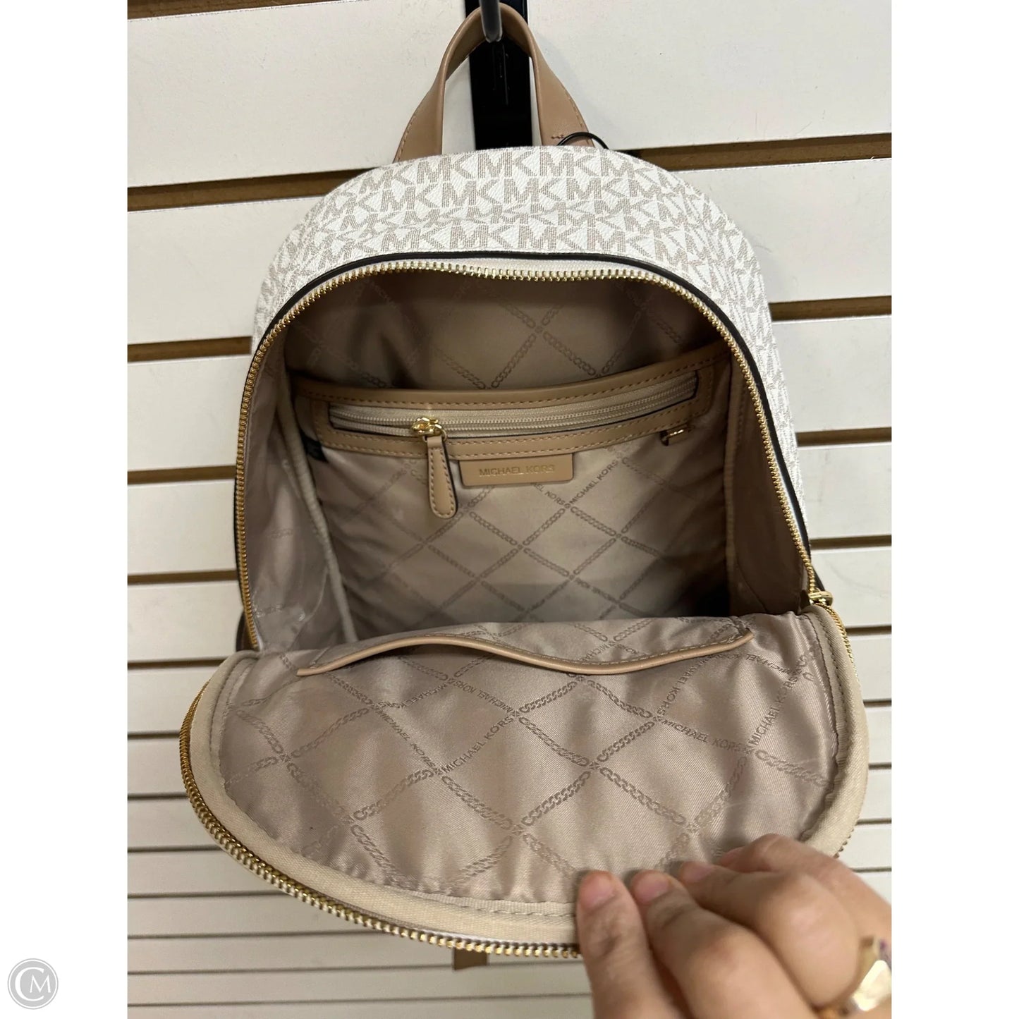 Backpack Designer By Michael Kors, Size: Medium