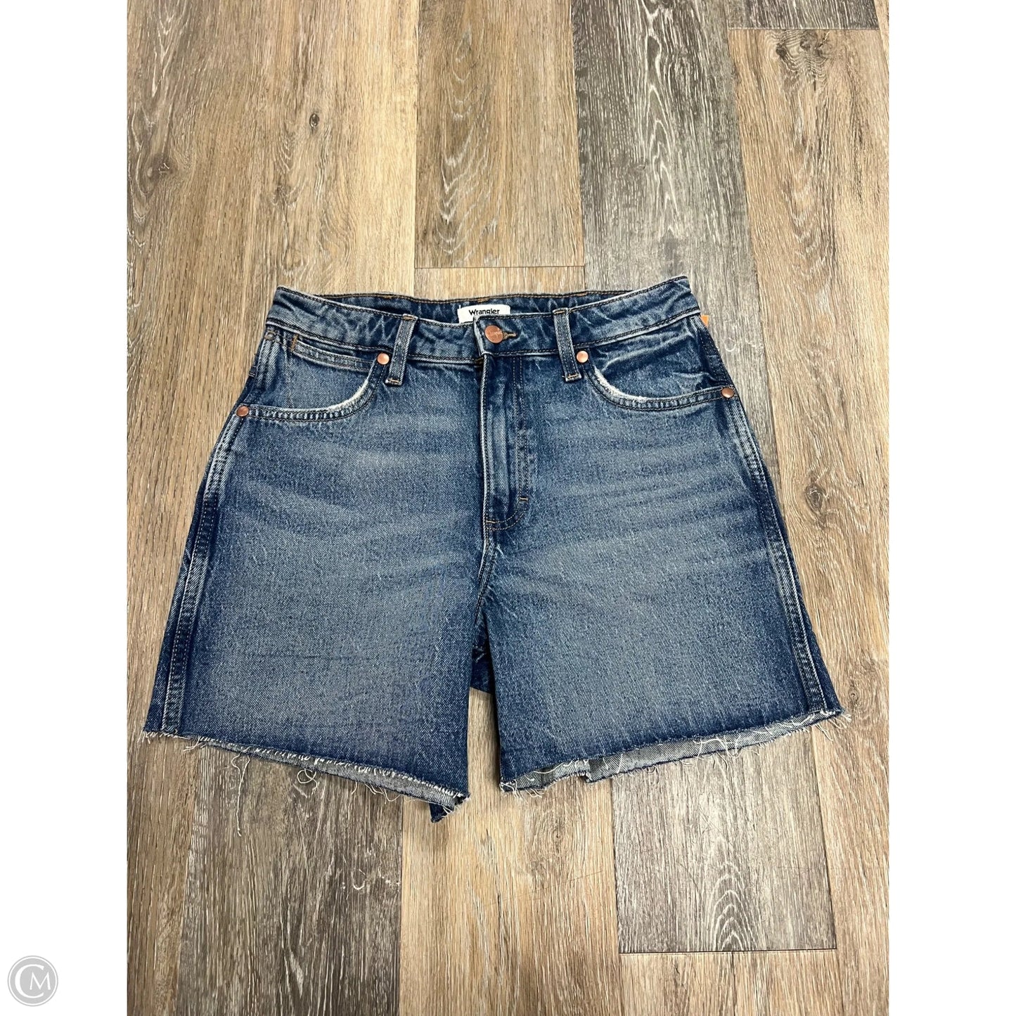 Shorts By Wrangler In Blue Denim, Size: 4/27