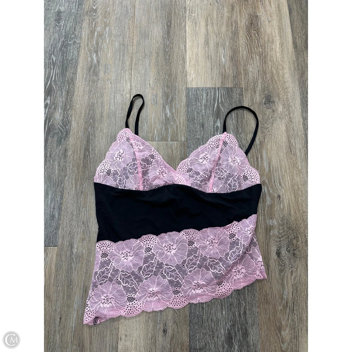 Tank Top By Princess Polly In Black & Pink, Size: 10