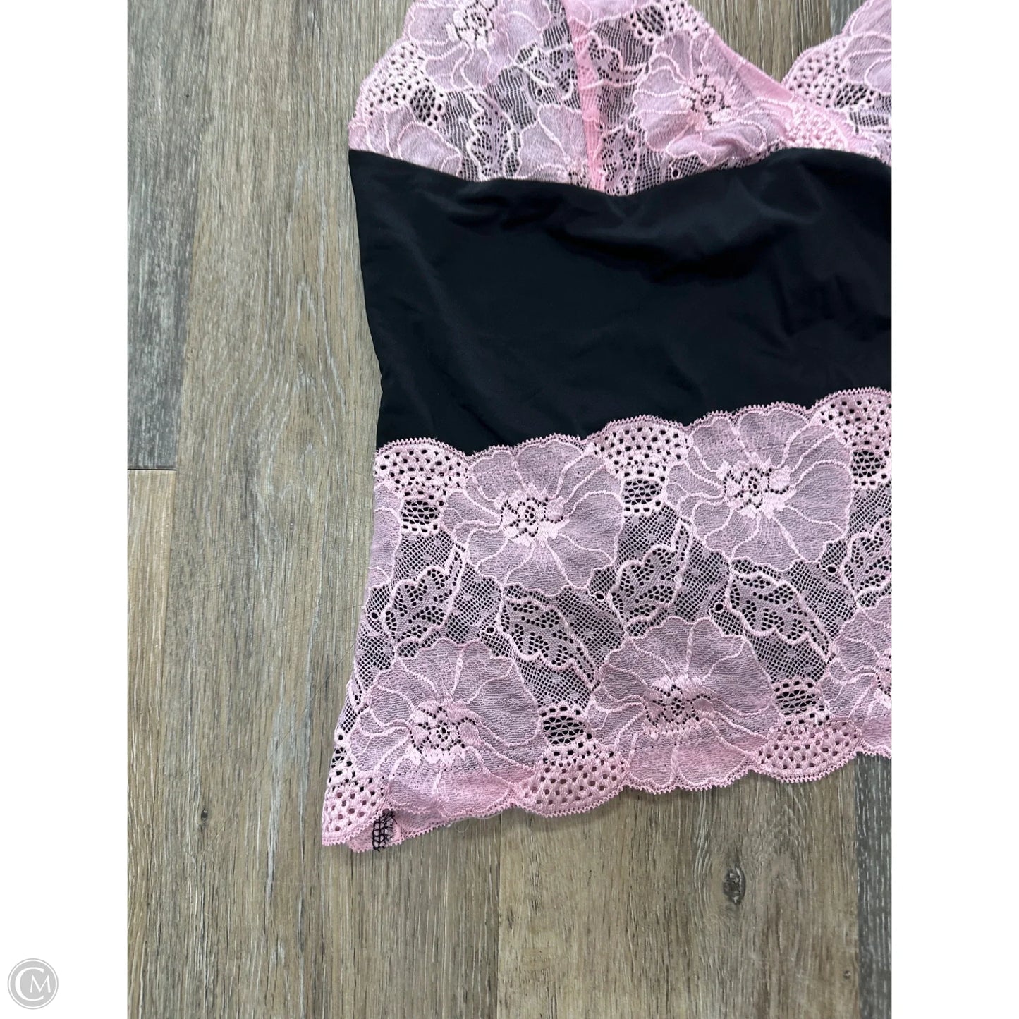 Tank Top By Princess Polly In Black & Pink, Size: 10