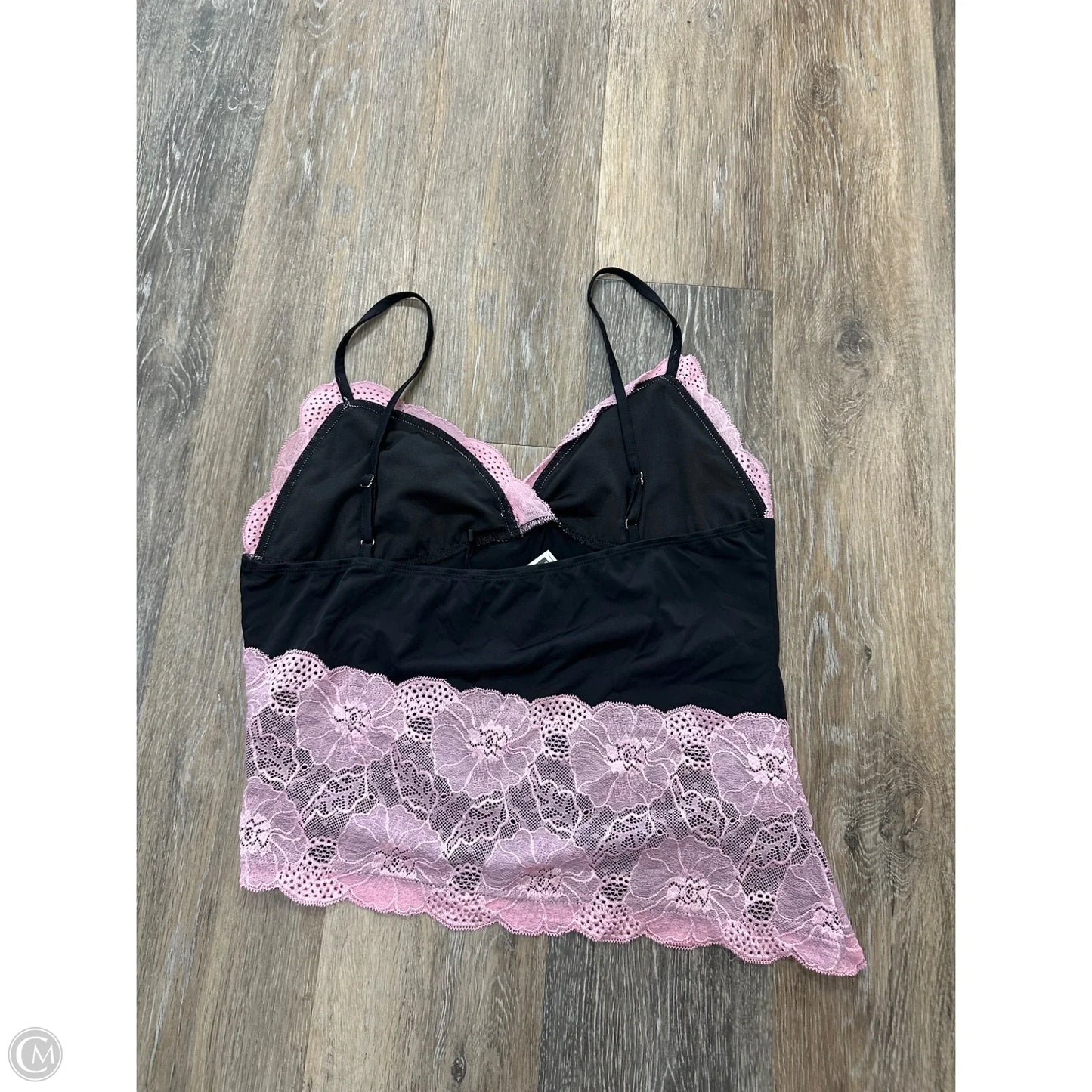 Tank Top By Princess Polly In Black & Pink, Size: 10