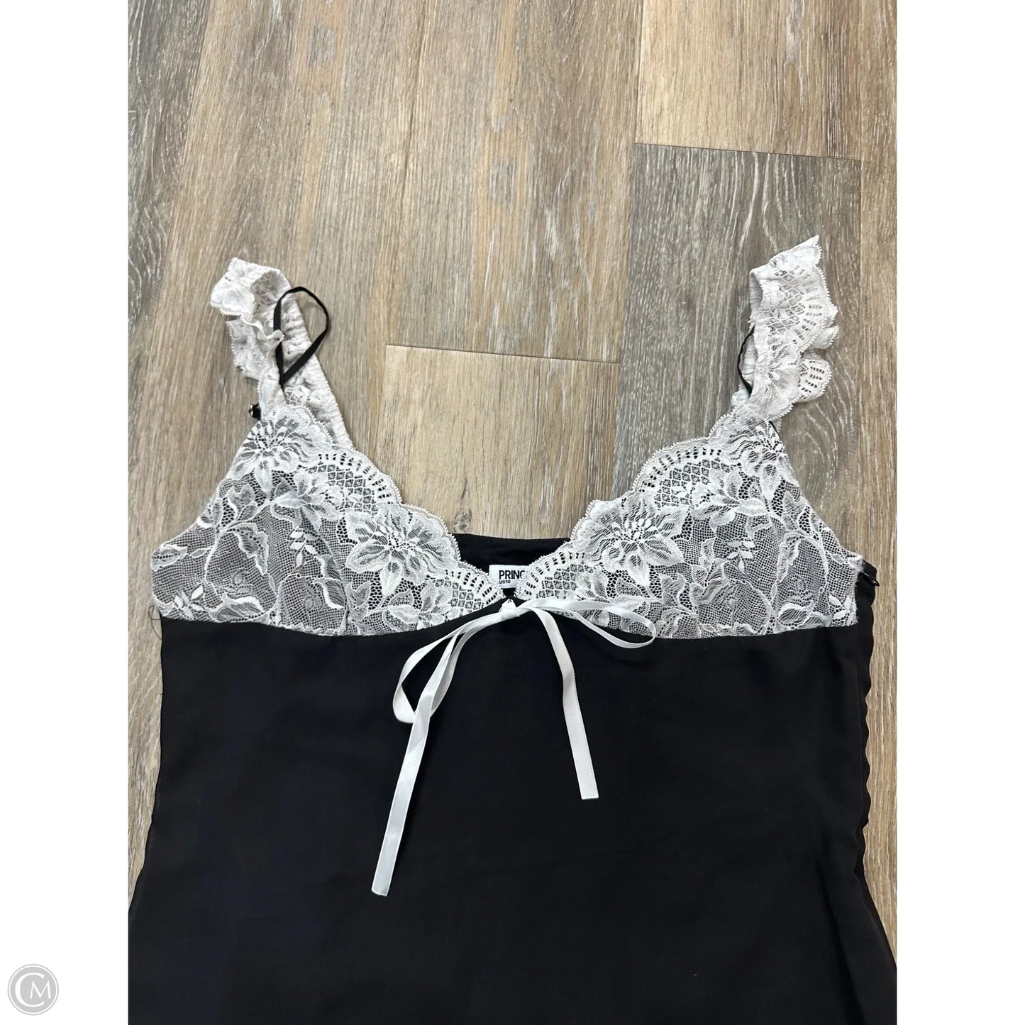 Tank Top By Princess Polly In Black & White, Size: 10