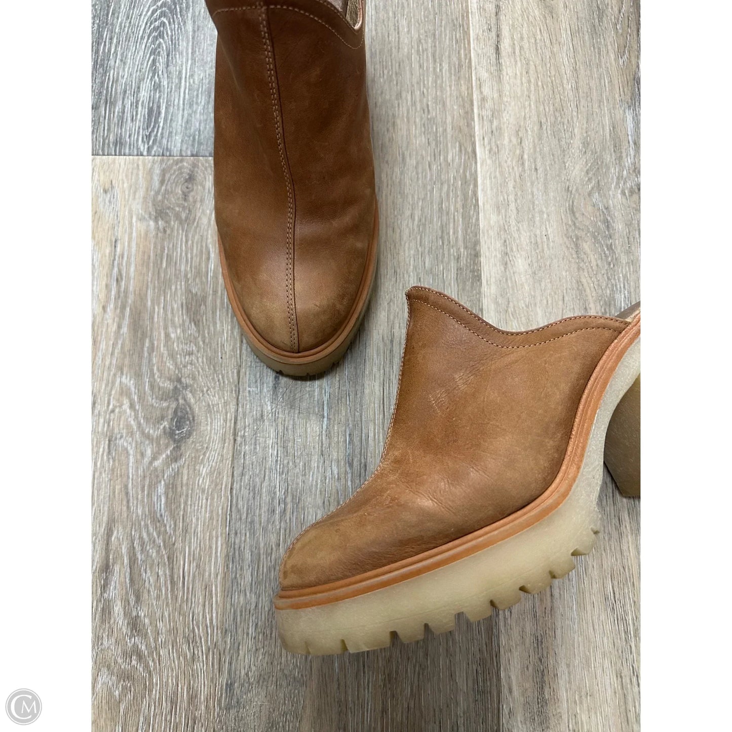 Shoes Heels Block By Free People In Tan, Size: 8.5