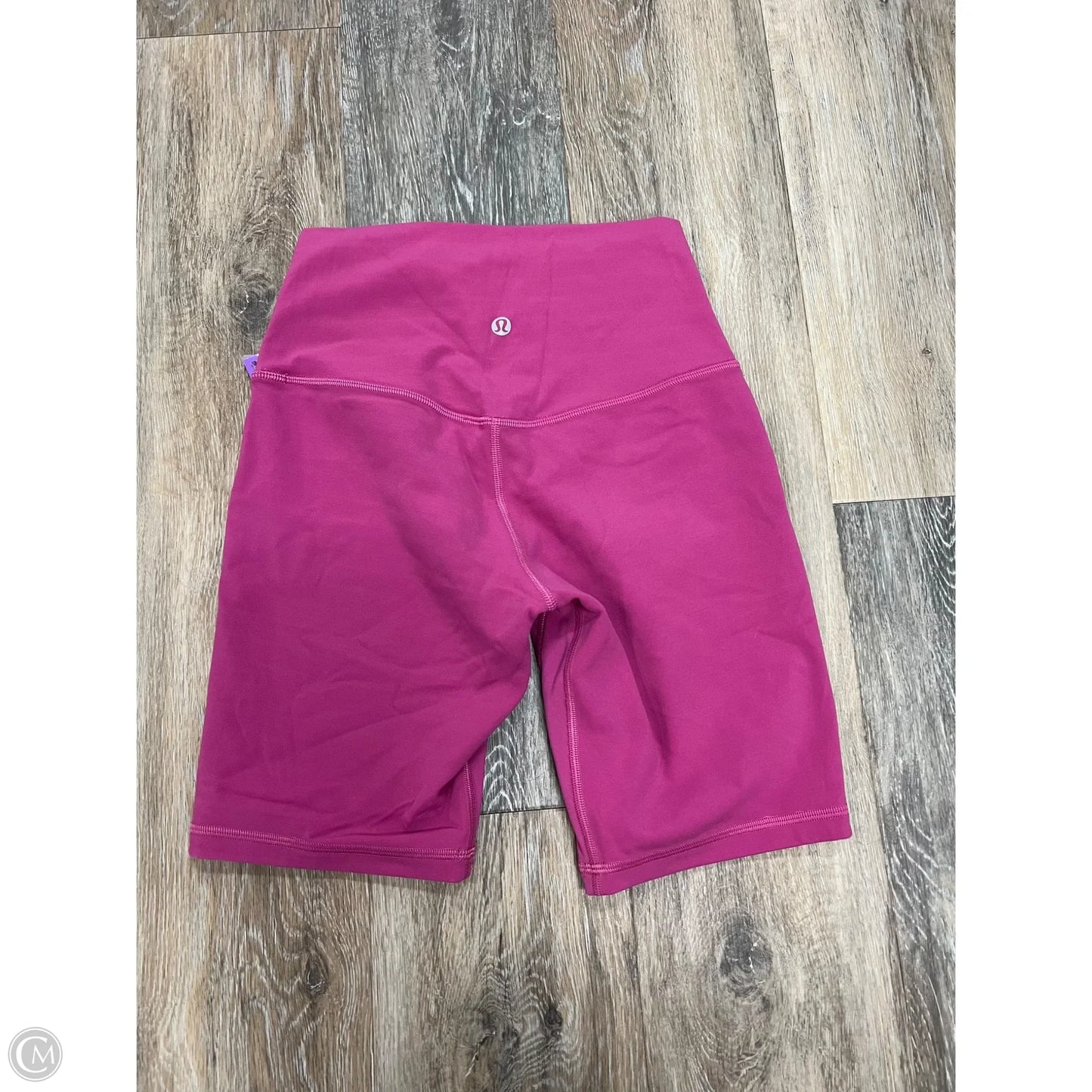 Athletic Shorts By Lululemon In Pink, Size: 4