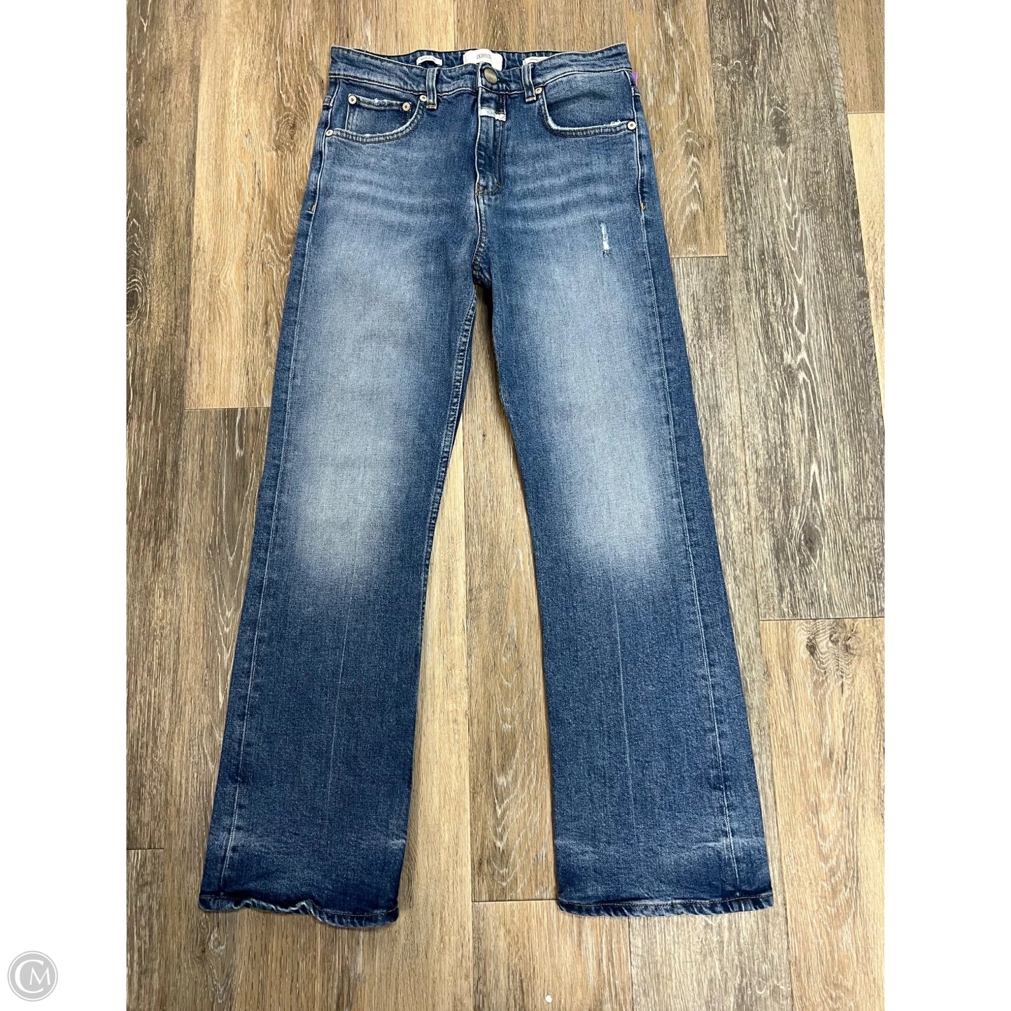 Jeans Straight By Closed In Blue Denim, Size: 4/27