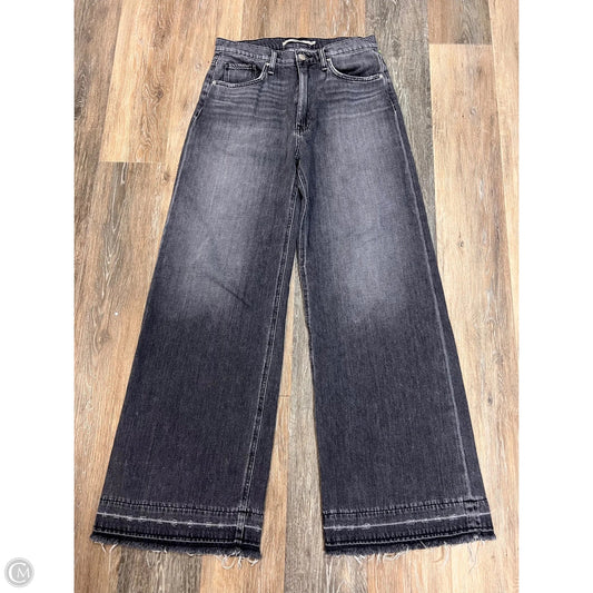Jeans Wide Leg By Hudson In Grey Denim, Size: 6/28
