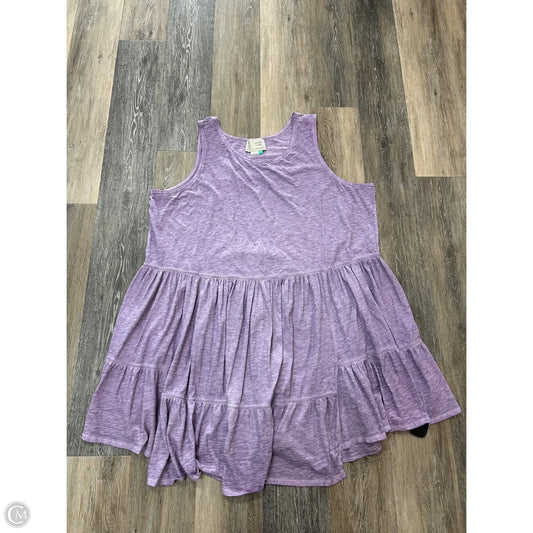 Dress Casual Short By Saturday/sunday In Purple, Size: 3x