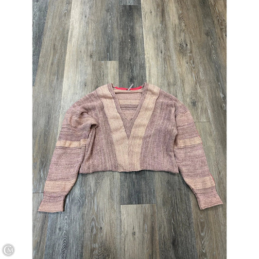 Sweater By Free People In Orange, Size: M